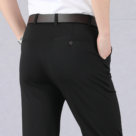 Victor - Stretch pantalon met rechte pijpen voor heren