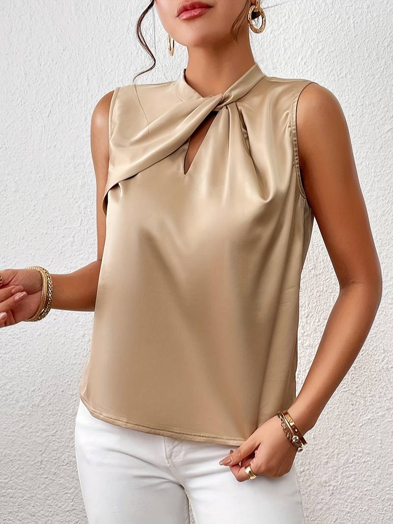 Pien - Elegante mouwloze top met halsdetail voor dames