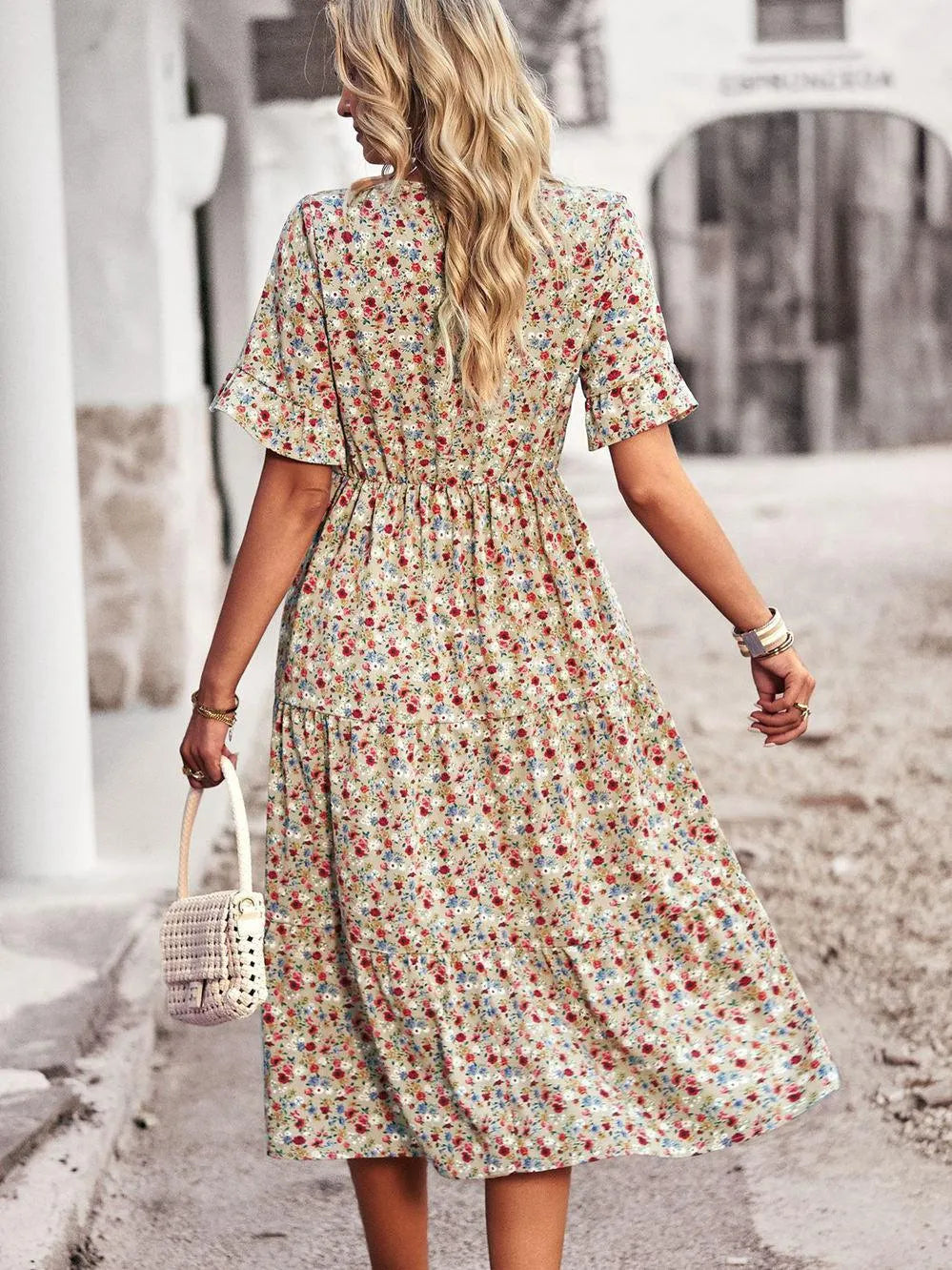 Luca - Luchtige zomerjurk met bloemenprint voor dames