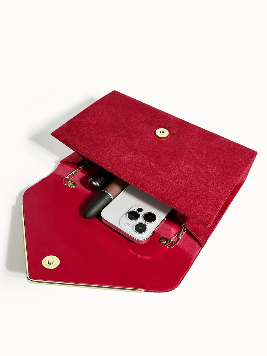 Zoe - Stijlvolle clutchtas met schouderketting voor dames