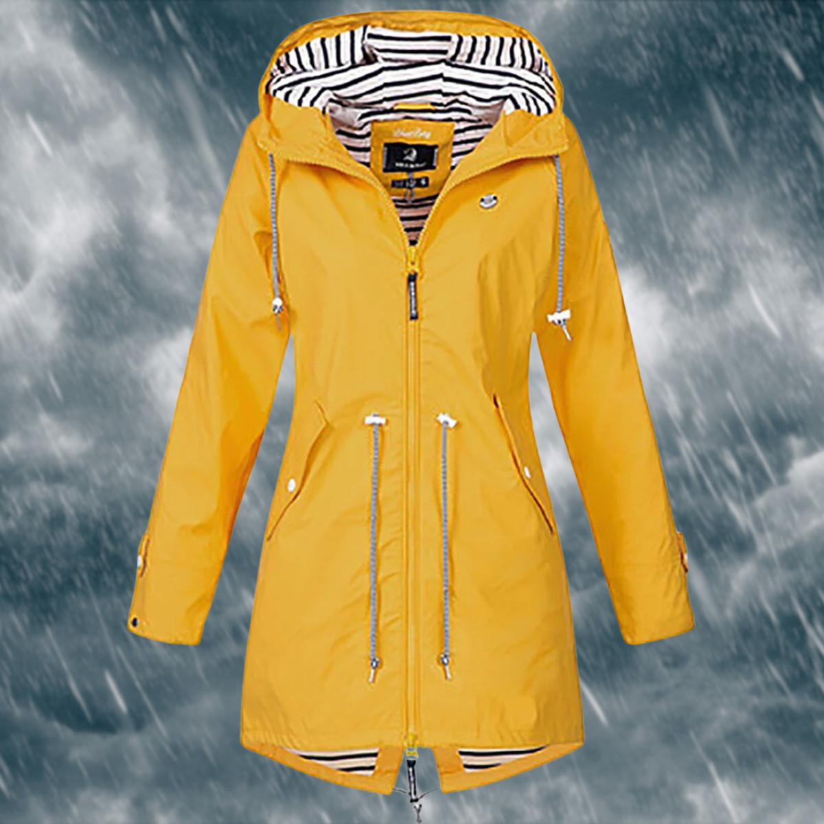Paloma - Wind- en waterdichte regenjas met capuchon voor dames