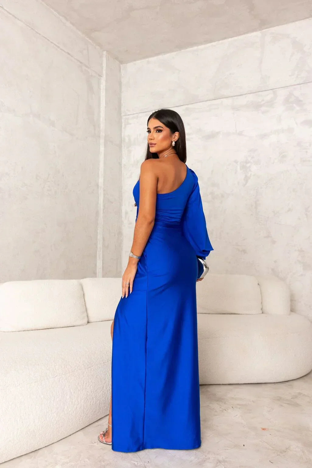 Maaike - Stijlvolle maxi jurk met split voor dames