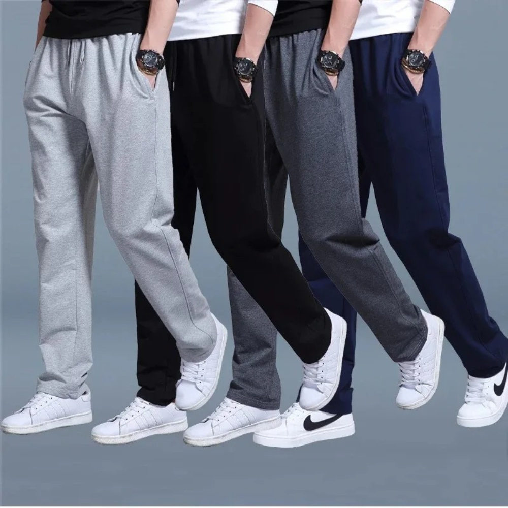 Stefan - Relaxed joggingbroek met rechte pijpen voor heren