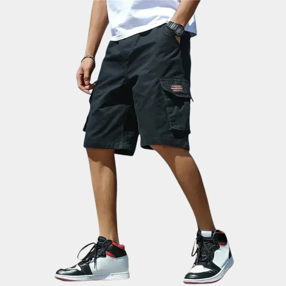 Teun - Luchtige cargo shorts met zakken voor heren