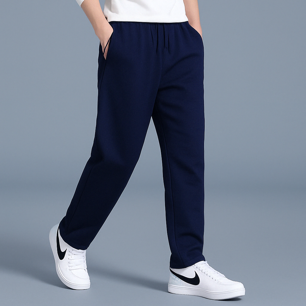 Stefan - Relaxed joggingbroek met rechte pijpen voor heren