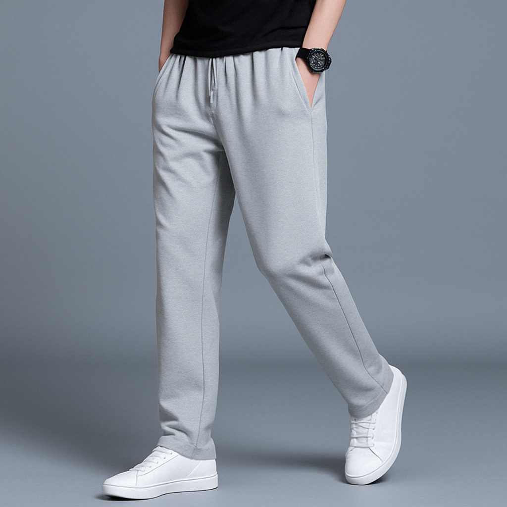 Stefan - Relaxed joggingbroek met rechte pijpen voor heren