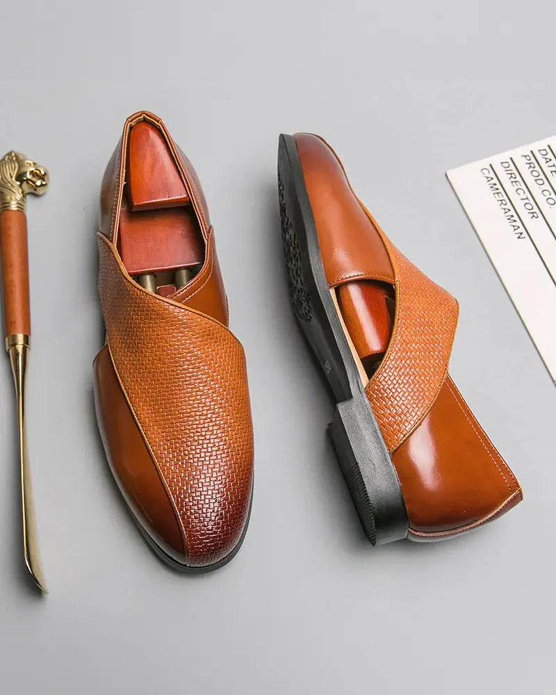 Ruby - Stijlvolle geweven loafers voor dames