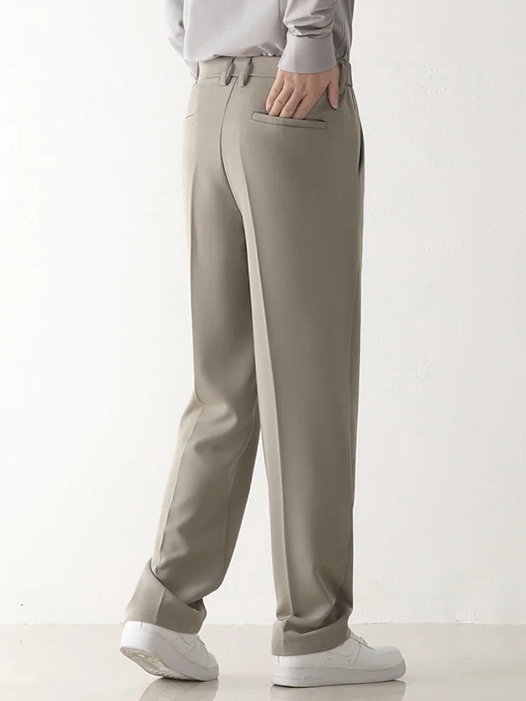 Beaumont - Losvallende pantalon met plooien voor heren