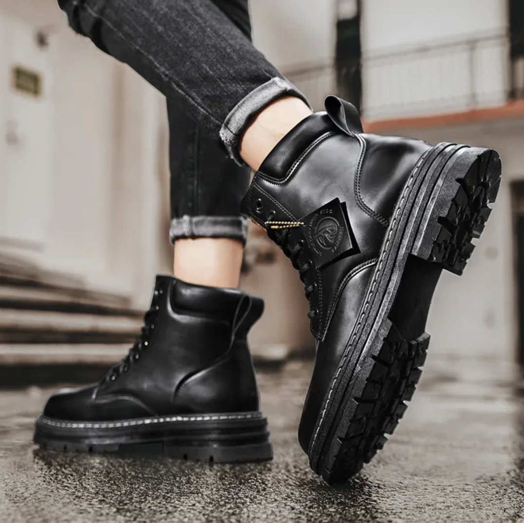 Sem - Stoere enkelhoge veterboots voor heren