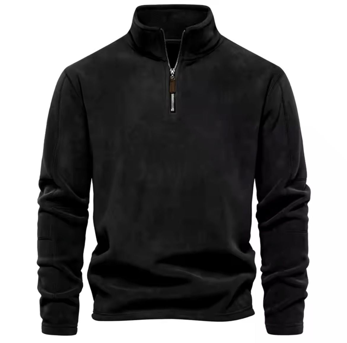 Waylon - Gebreide half-zip trui met opstaande kraag voor heren