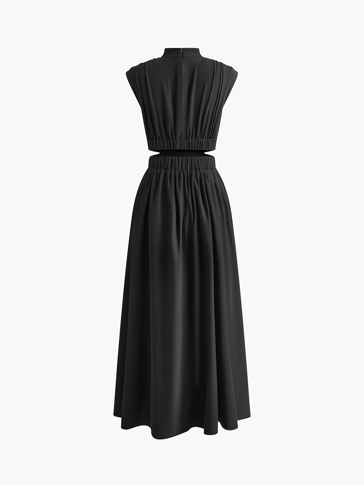 Violet - Elegante plissé maxi jurk voor dames