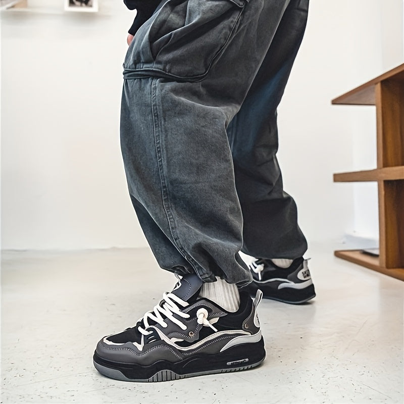 Aron - Sportieve herensneakers met dikke zool