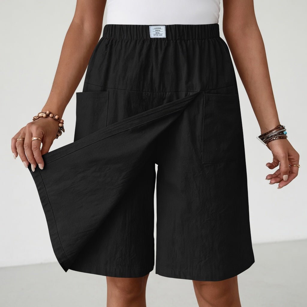 Else - Stijlvolle jurk-short met wikkelfront voor dames