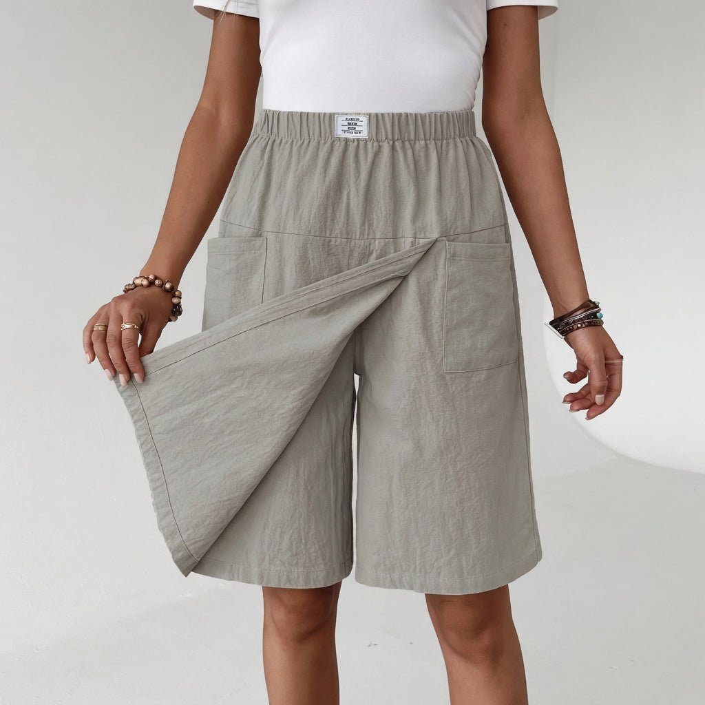 Else - Stijlvolle jurk-short met wikkelfront voor dames
