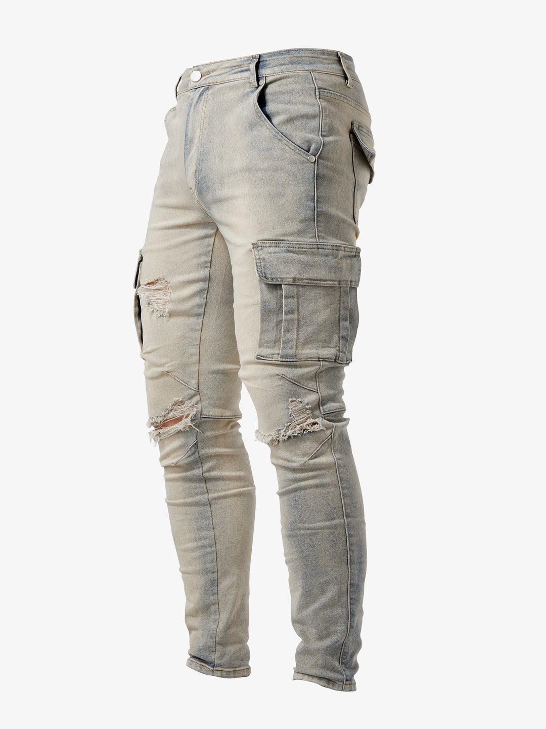 Brooks - Slim fit cargo jeans voor heren