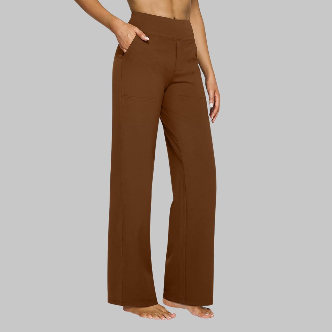 Iris - Elastische high waist stretchbroek voor dames