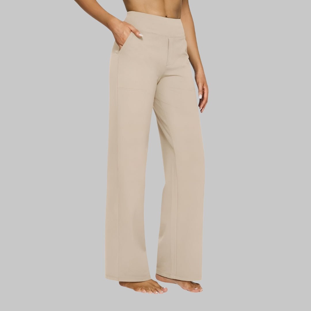 Iris - Elastische high waist stretchbroek voor dames