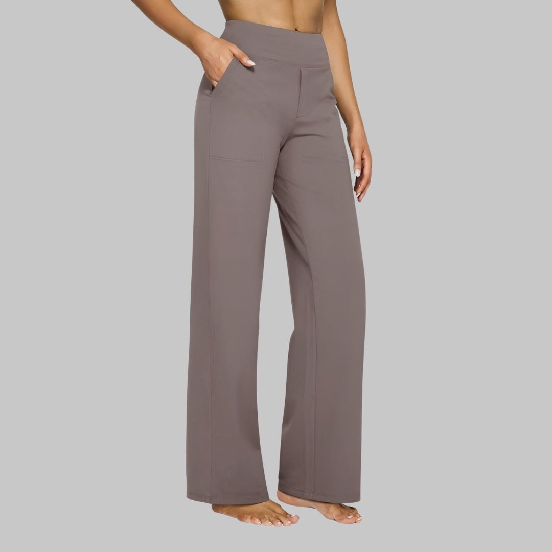 Iris - Elastische high waist stretchbroek voor dames