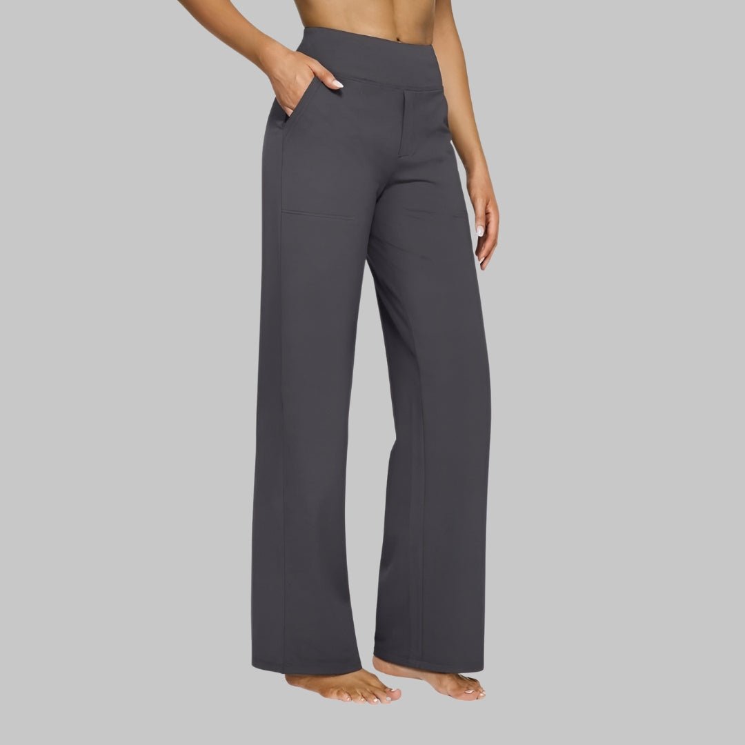 Iris - Elastische high waist stretchbroek voor dames
