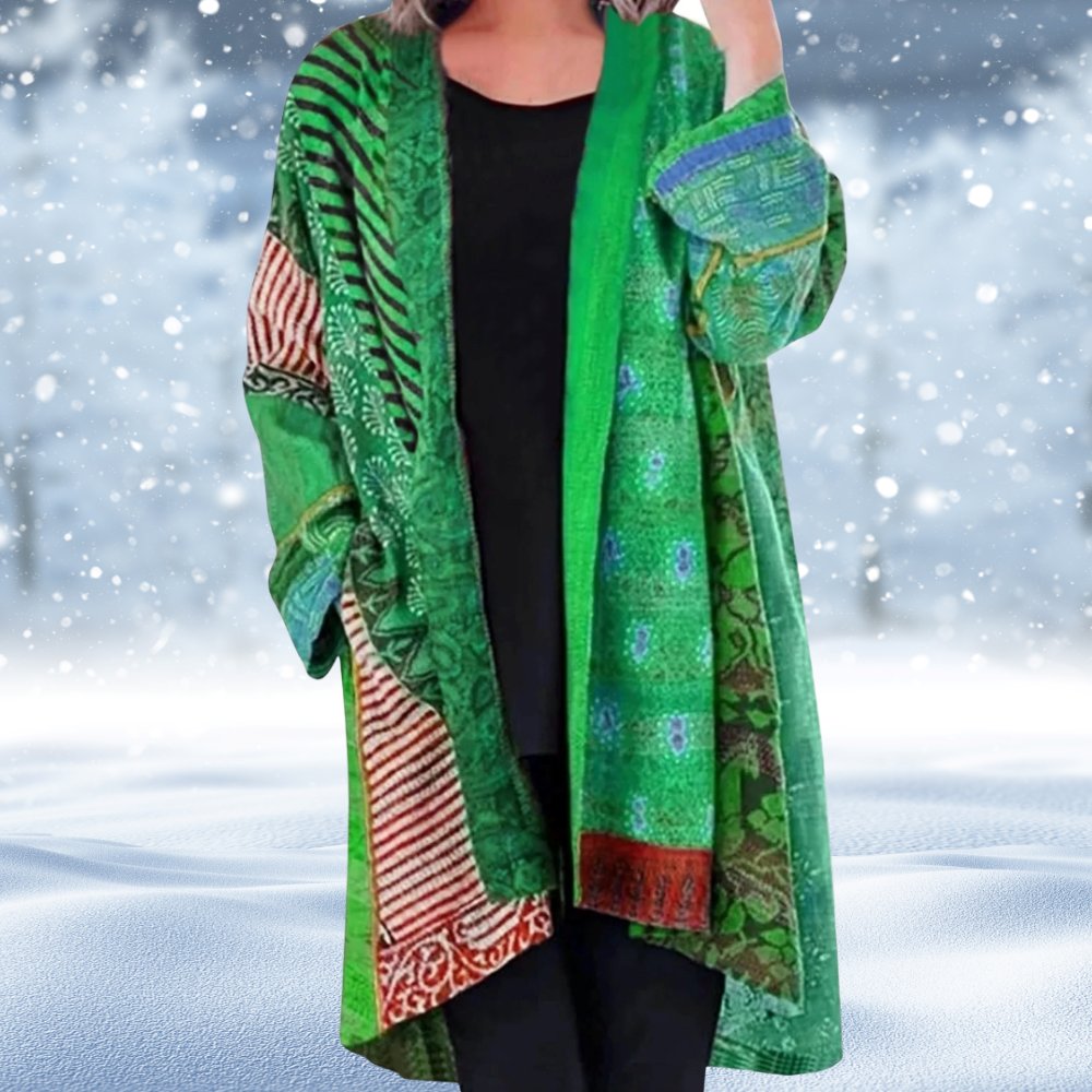 Jolien - Vintage gebreid vest voor dames