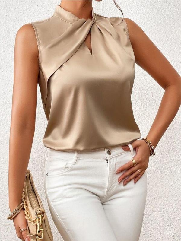 Pien - Elegante mouwloze top met halsdetail voor dames
