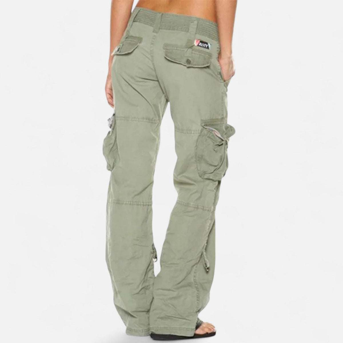 Loes - Relaxed cargo broek met rechte pijpen voor dames