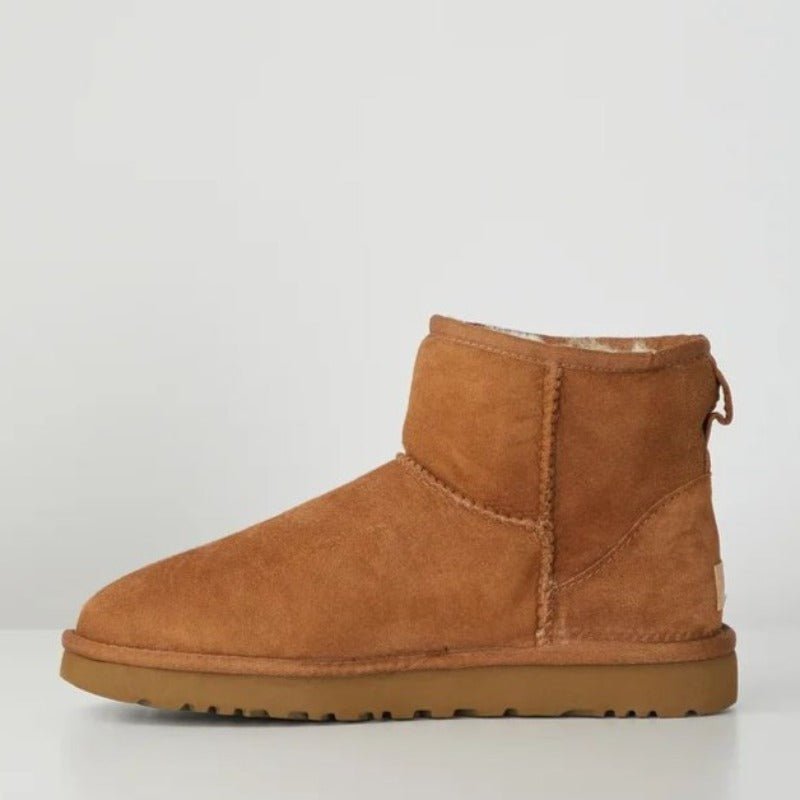 Julia - Stijlvolle gevoerde mini boots voor dames