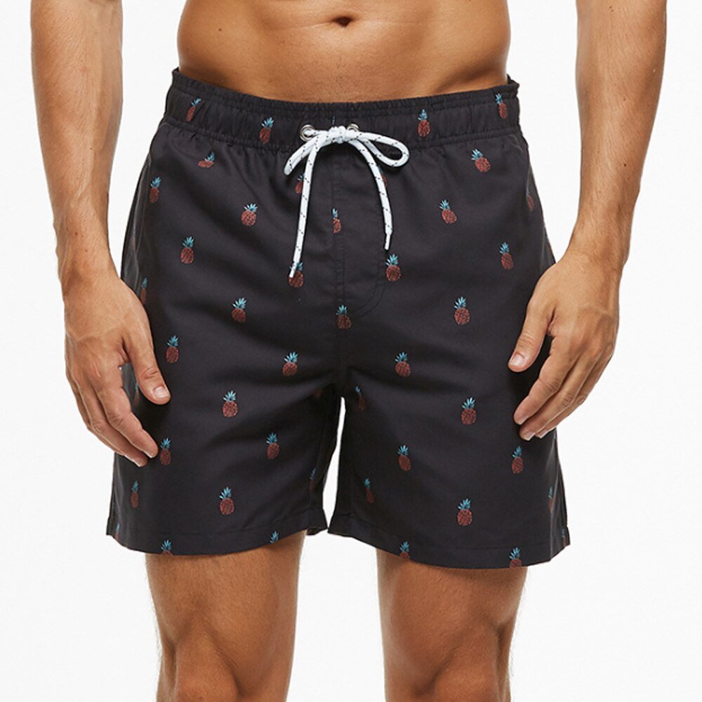 Sepp - Sneldrogende zomerse zwembroek met bananenprint voor heren