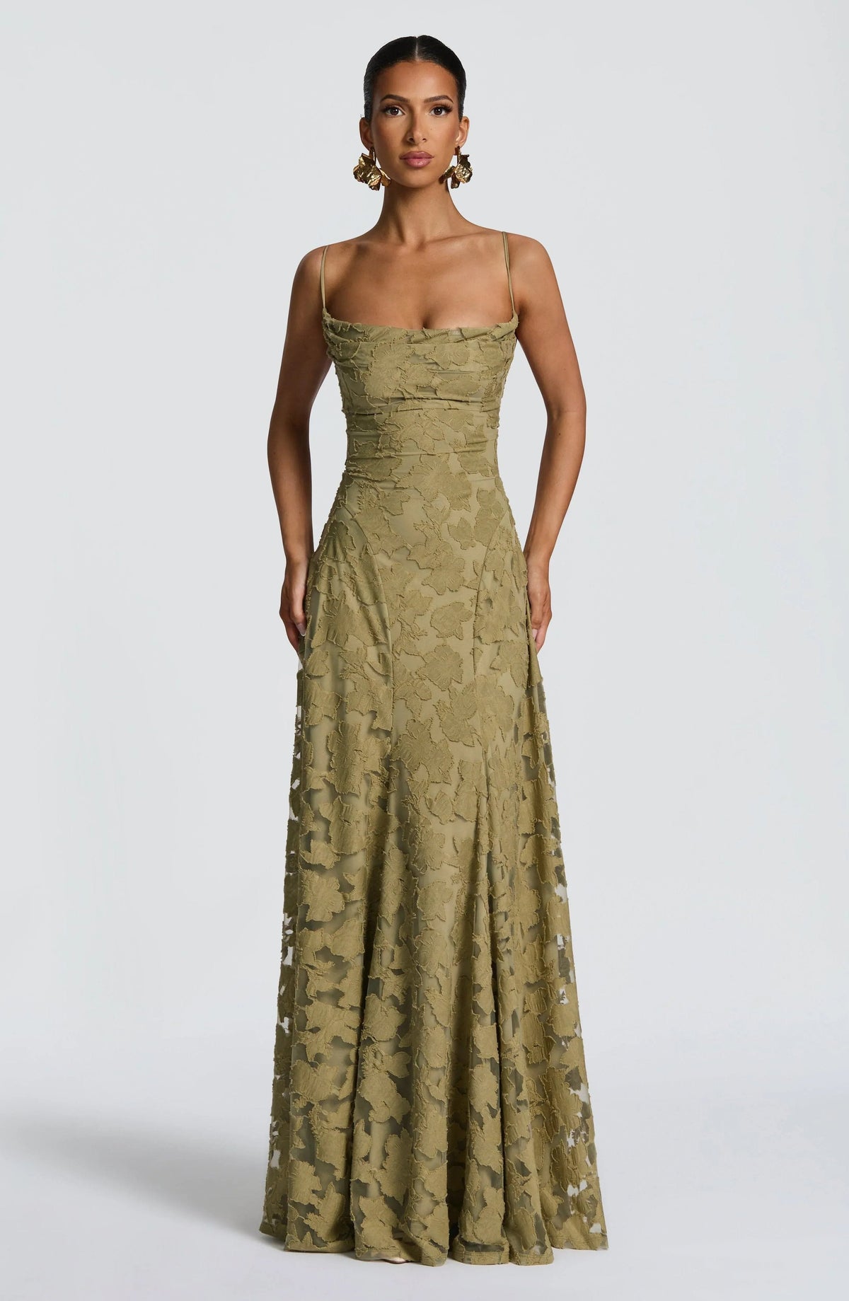 Maren - Elegante maxi jurk met open rug voor dames