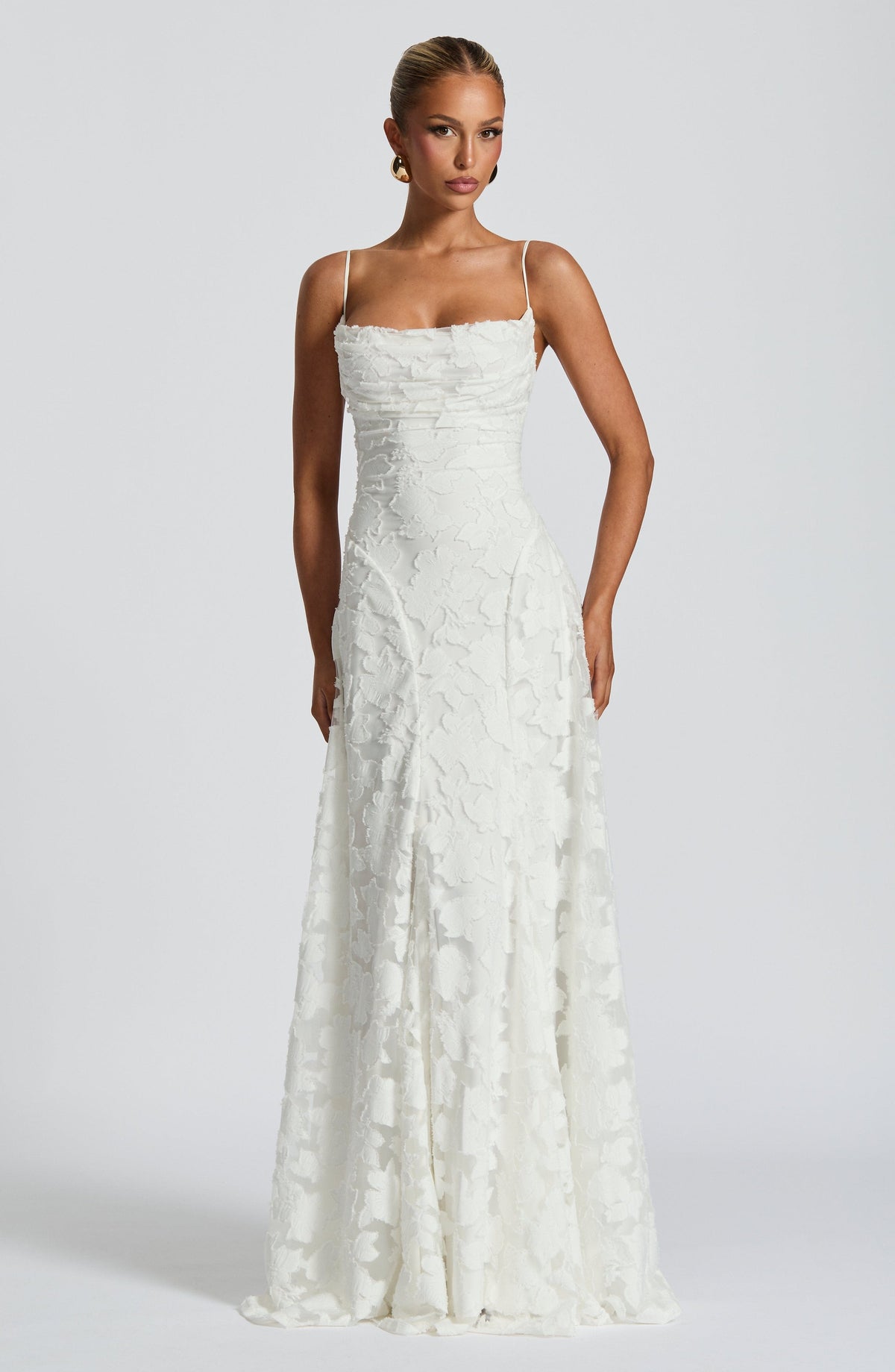 Maren - Elegante maxi jurk met open rug voor dames