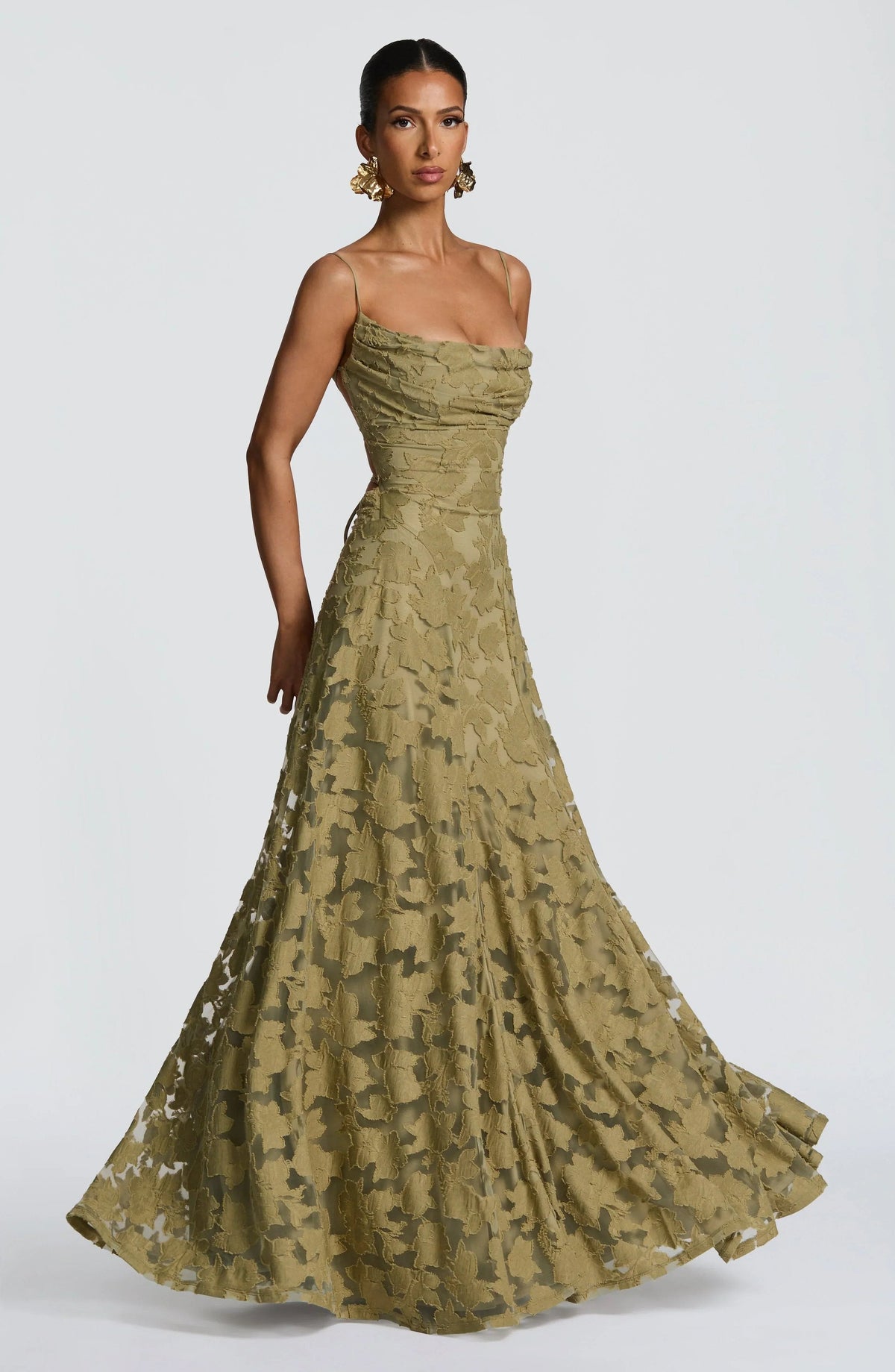 Maren - Elegante maxi jurk met open rug voor dames