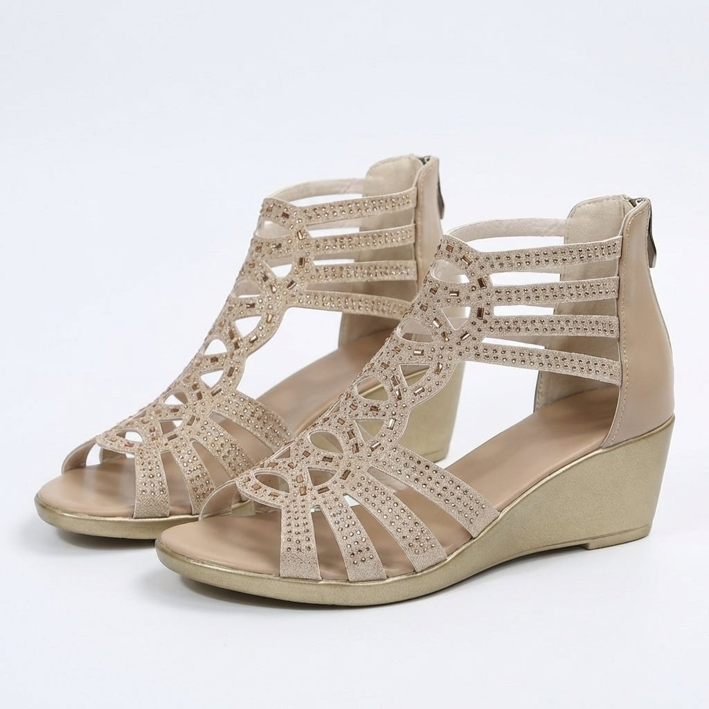 Merel - Elegante sandalen met wedgehak voor dames