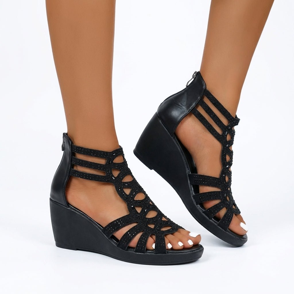 Merel - Elegante sandalen met wedgehak voor dames