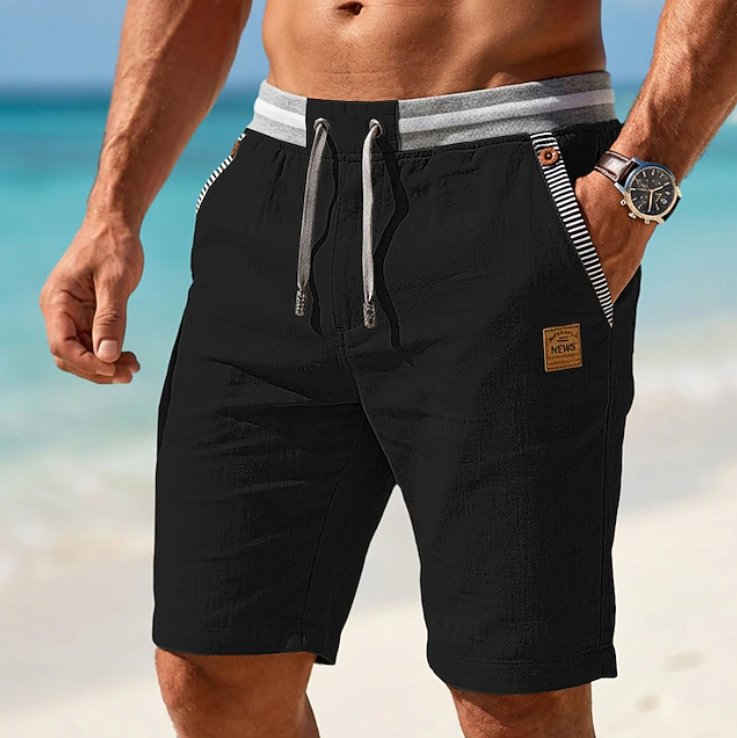 Rens - Lichte zomershort met veterdetail voor heren