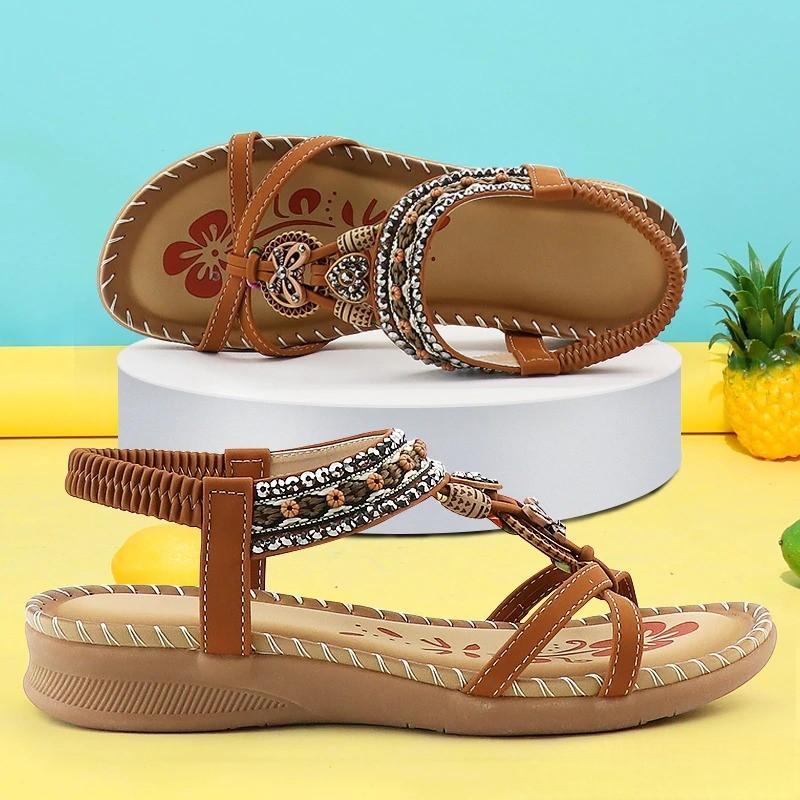 Lynn - Zomerse sandalen met sierbandjes voor dames