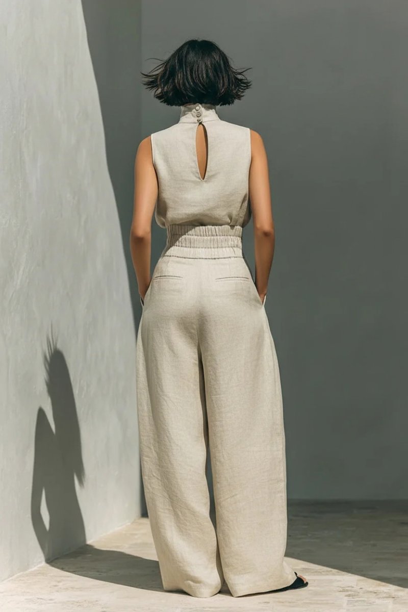 Sanne - Elegante wide leg set voor dames