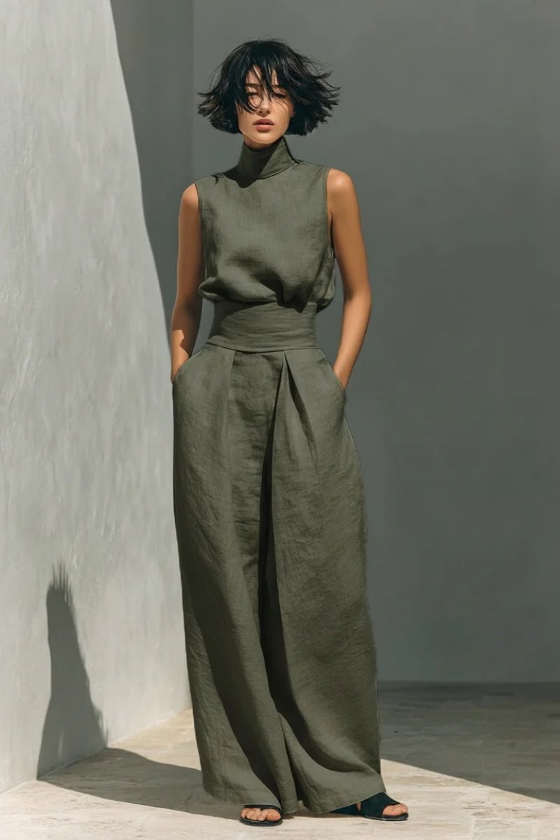 Sanne - Elegante wide leg set voor dames