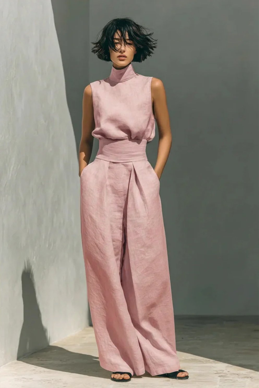 Sanne - Elegante wide leg set voor dames
