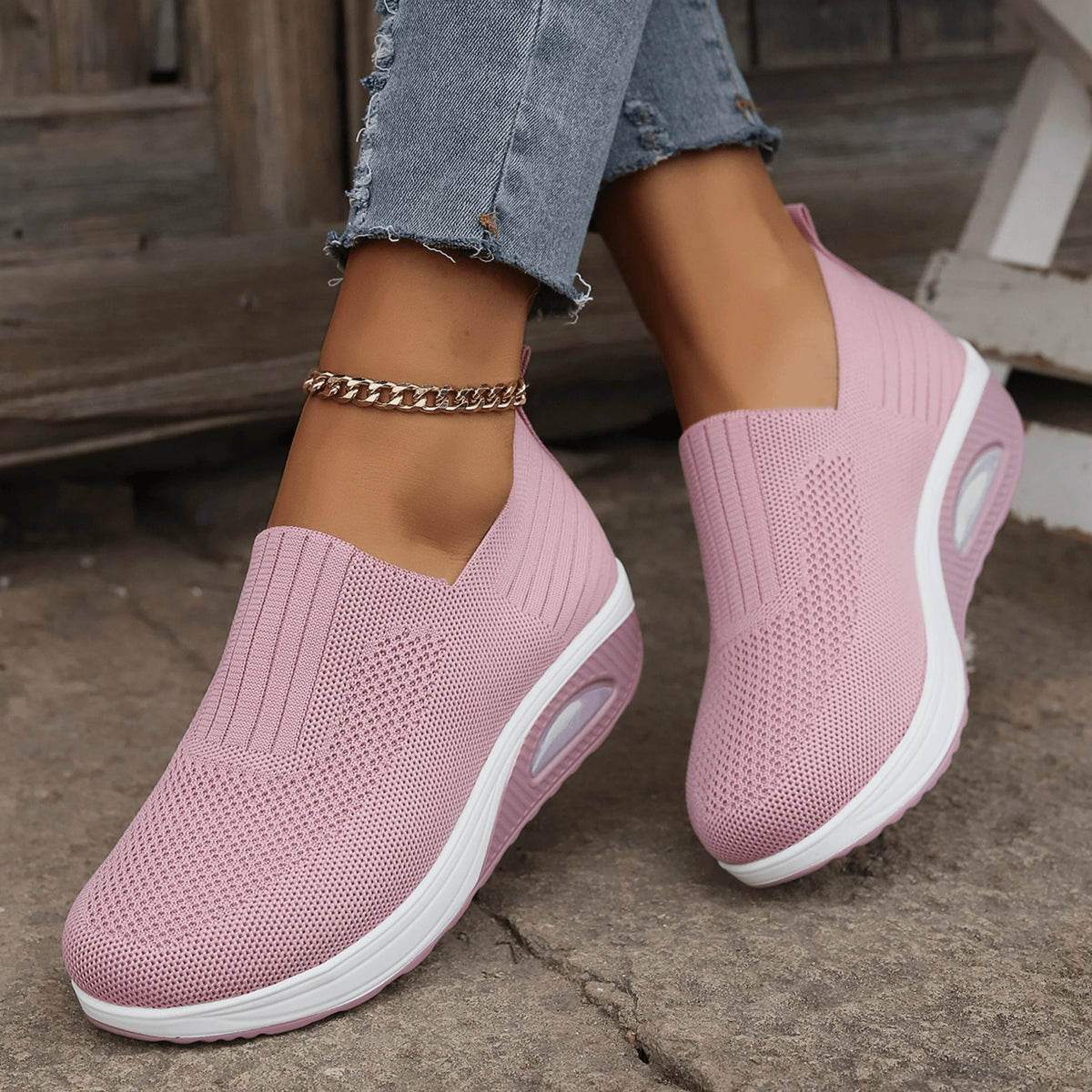 Isa - Sportieve instapsneaker voor dames