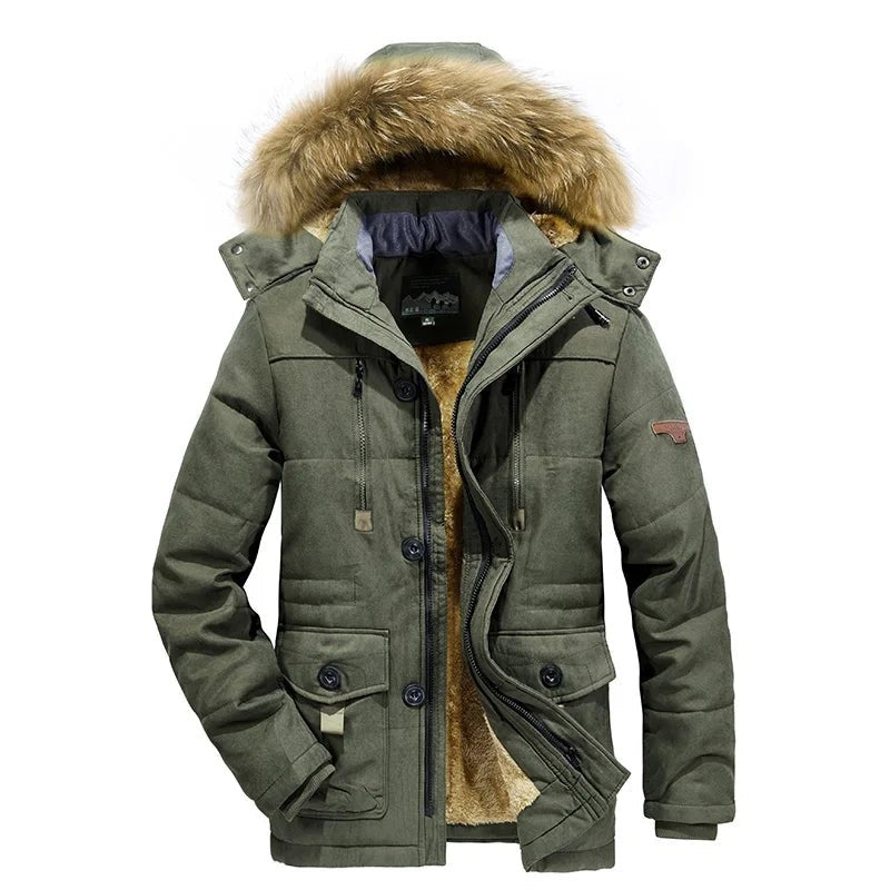 Cristian - Warme fluwelen hoodie met capuchon voor heren