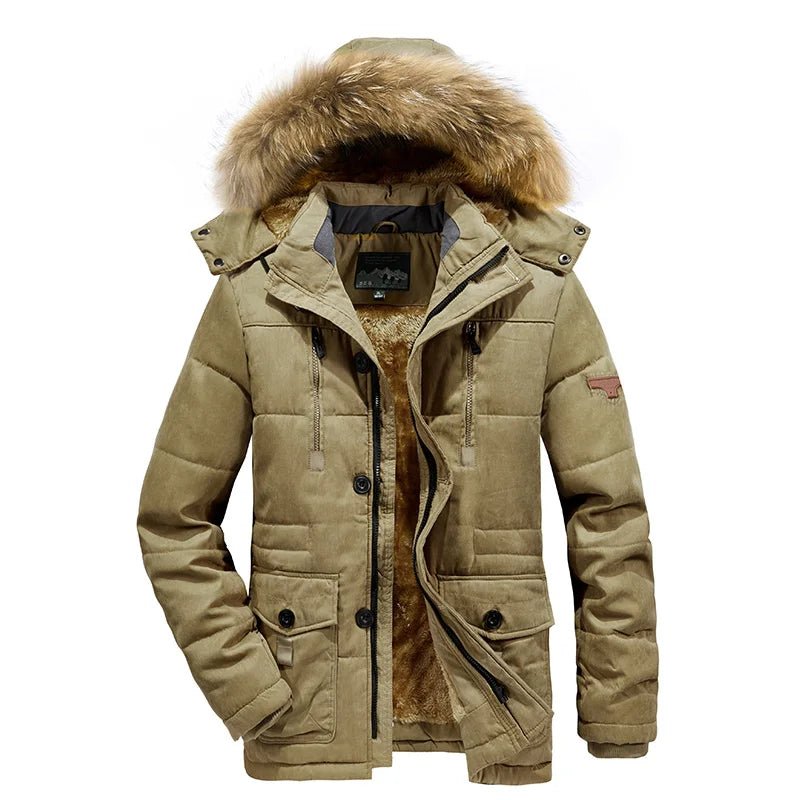 Cristian - Warme fluwelen hoodie met capuchon voor heren