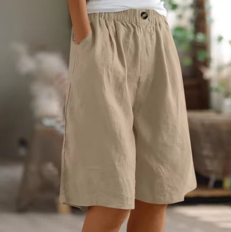 Jules - Wijde shorts met elastische taille voor dames