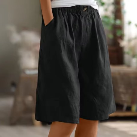 Jules - Wijde shorts met elastische taille voor dames