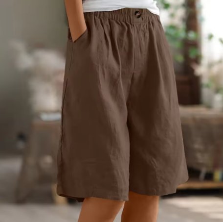 Jules - Wijde shorts met elastische taille voor dames