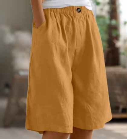 Jules - Wijde shorts met elastische taille voor dames