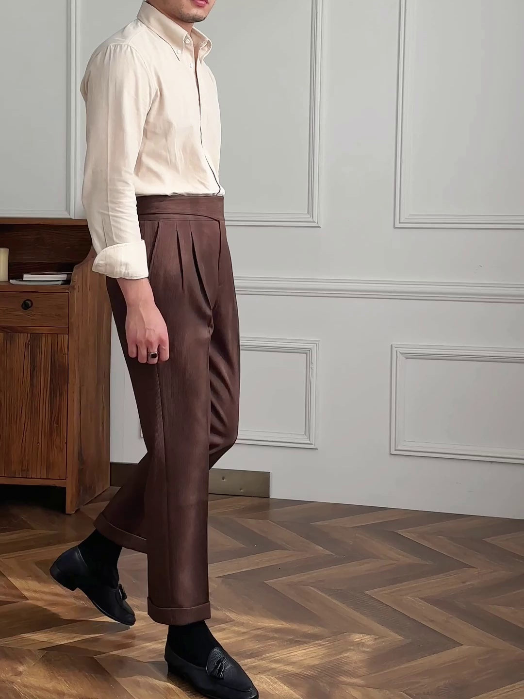 Roland - Stijlvolle herenpantalon met plooien