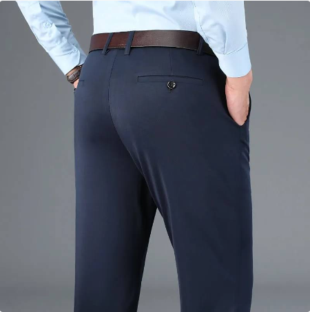 Victor - Stretch pantalon met rechte pijpen voor heren