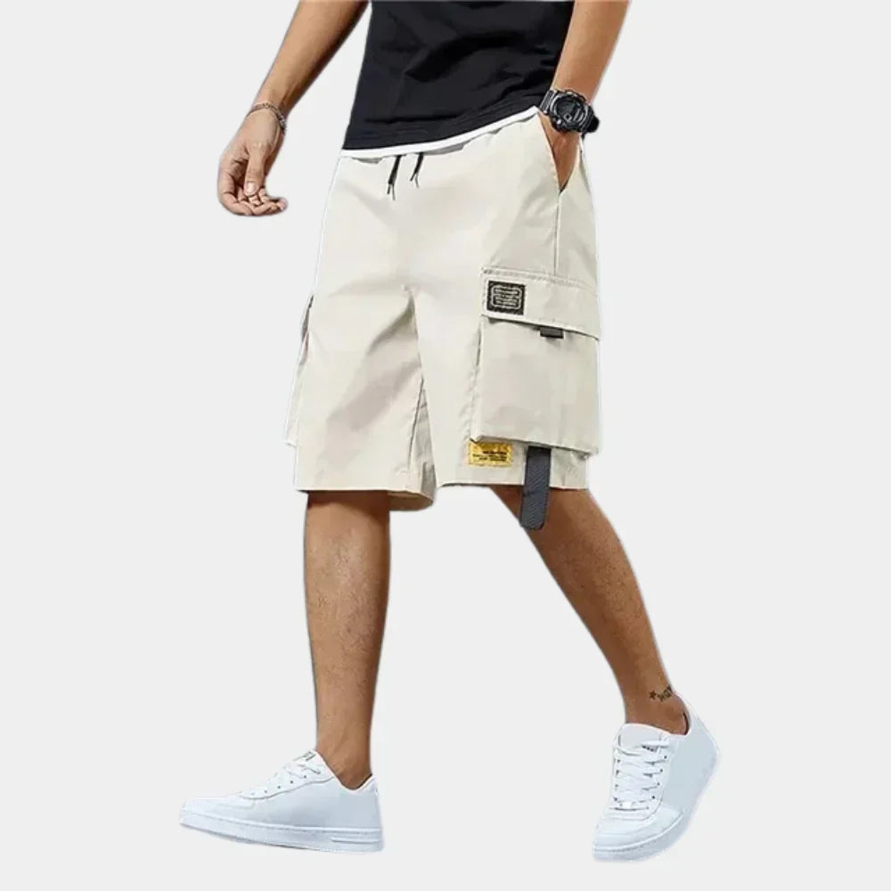 Teun - Luchtige cargo shorts met zakken voor heren