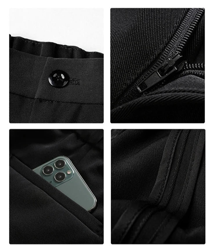 Beaumont - Losvallende pantalon met plooien voor heren