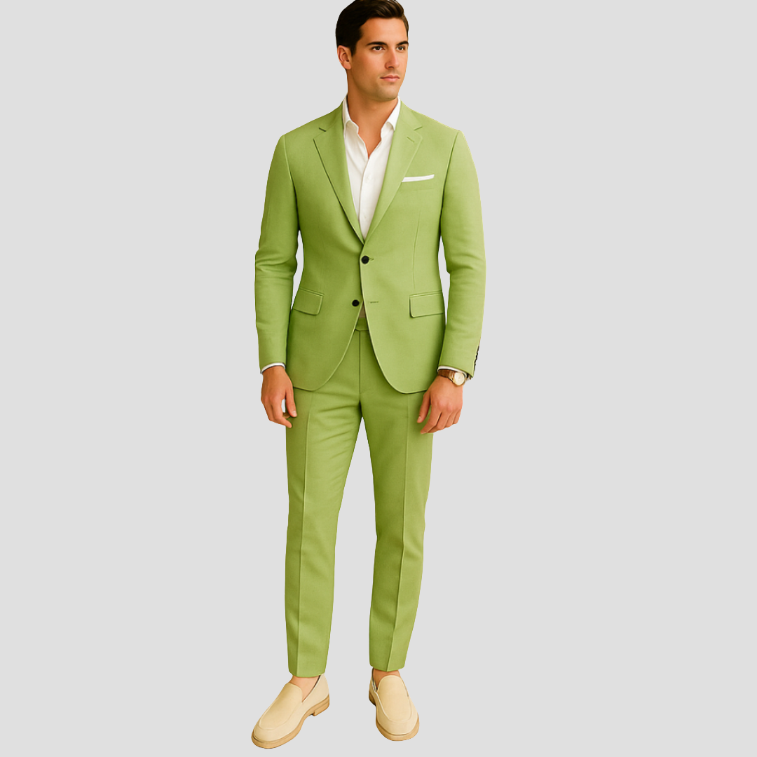 Ties - Slim fit herenpak met rechte pijpen